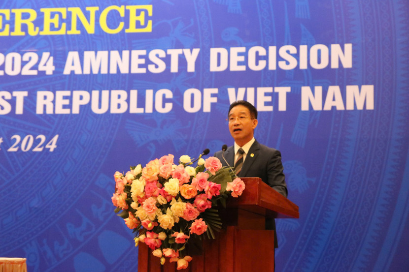 Ông Phạm Thanh Hà – Phó Chủ nhiệm Văn phòng Chủ tịch nước công bố Quyết định đặc xá 2024