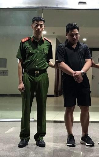 Đối tượng Tuấn thời điểm bị bắt Đối tượng Tuấn thời điểm bị bắt