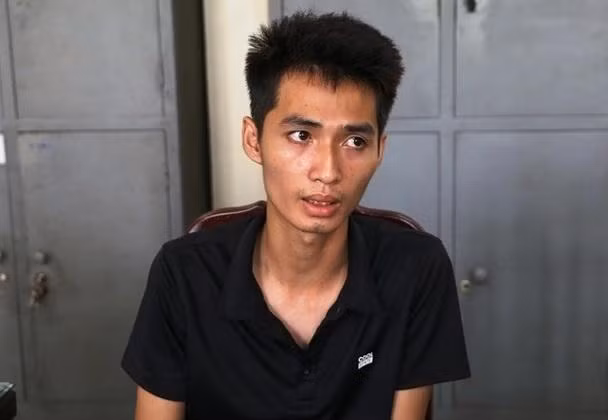 Đối tượng Giang bị bắt khi đang định trốn về Hà Nội Đối tượng Giang bị bắt khi đang định trốn về Hà Nội