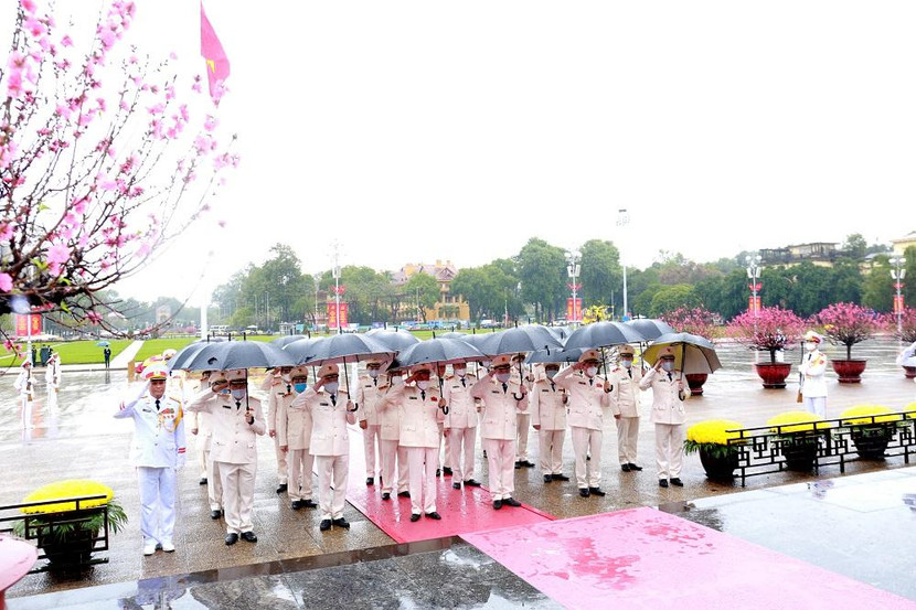 Lực lượng CAND nguyện phấn đấu đi theo con đường mà Chủ tịch Hồ Chí Minh và Đảng ta đã lựa chọn