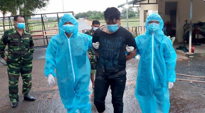 Đối tượng Nguyễn Phương Bảo khi bị bắt Đối tượng Nguyễn Phương Bảo khi bị bắt