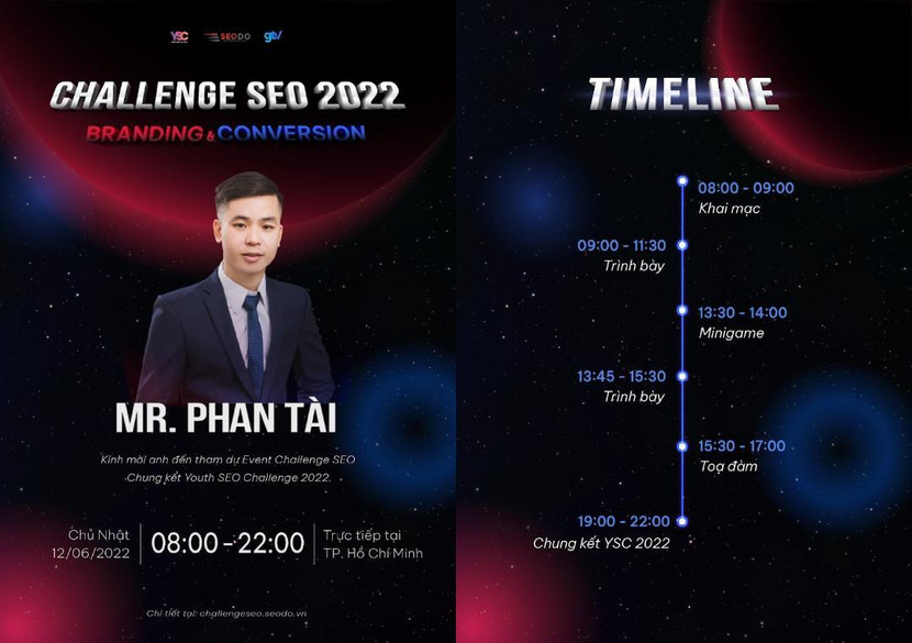BacklinkAZ là nhà tài trợ bạc của chương trình Youth SEO Challenge 2022 với quy mô trên toàn quốc BacklinkAZ là nhà tài trợ bạc của chương trình Youth SEO Challenge 2022 với quy mô trên toàn quốc