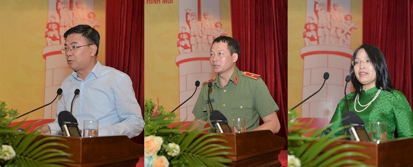 Các đại biểu tham luận tại hội thảo