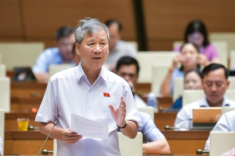 Đại biểu Nguyễn Anh Trí (đoàn Hà Nội) phát biểu Đại biểu Nguyễn Anh Trí (đoàn Hà Nội) phát biểu