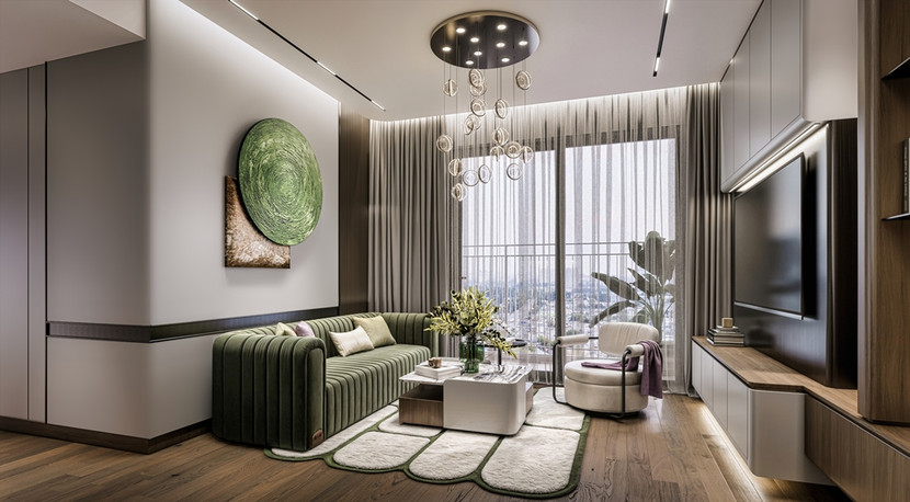 Thiết kế căn hộ The Victoria mang nét sang trọng, hiện đại