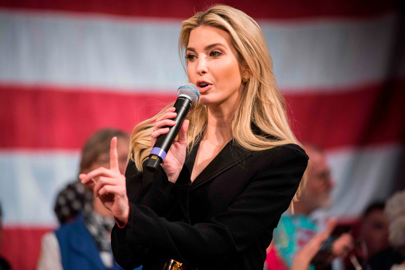 Ivanka không loại trừ khả năng tranh cử trong tương lai gần, cũng như không phủ nhận việc có tham vọng chính trị riêng Ivanka không loại trừ khả năng tranh cử trong tương lai gần, cũng như không phủ nhận việc có tham vọng chính trị riêng