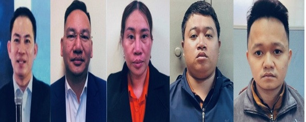 Các đối tượng trong vụ án, hiện đã bị CQĐT khởi tố về hành vi Lừa đảo chiếm đoạt tài sản Các đối tượng trong vụ án, hiện đã bị CQĐT khởi tố về hành vi Lừa đảo chiếm đoạt tài sản