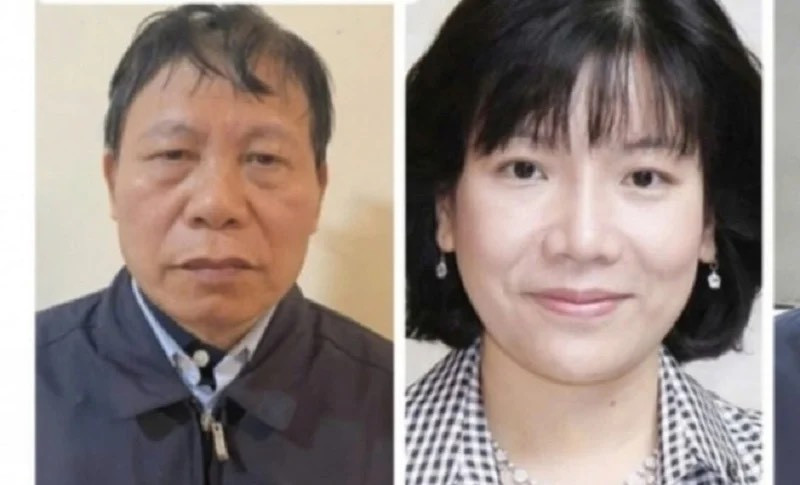 Bị can Nguyễn Nhân Chiến, cựu Bí thư Tỉnh ủy Bắc Ninh và Nguyễn Thị Thanh Nhàn AIC