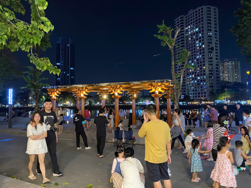 Người dân tìm đến khu vực này để thư giãn, chiêm nghiệm Người dân tìm đến khu vực này để thư giãn, chiêm nghiệm