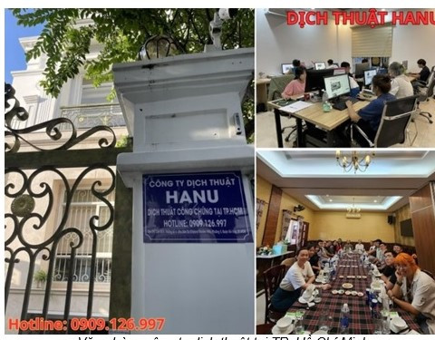 Văn phòng công ty dịch thuật tại TP. Hồ Chí Minh