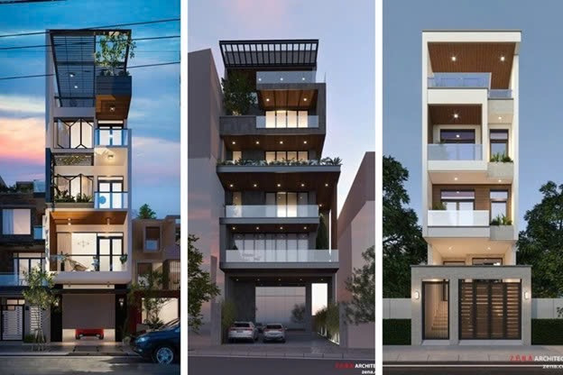 Thiết kế thi công xây dựng nhà phố trọn gói tại Hà Nội.