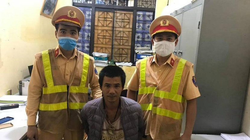 Đối tượng Hiếu trộm cắp ô tô đã bị CSGT phát hiện bắt giữ