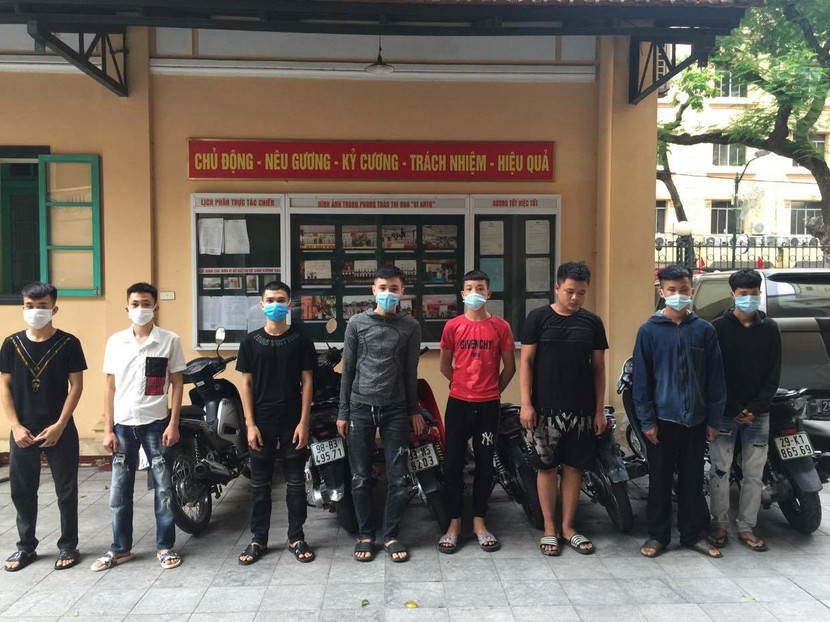 Nhóm đối tượng bị CAQ Hoàn Kiếm lập hồ sơ xử lý Nhóm đối tượng bị CAQ Hoàn Kiếm lập hồ sơ xử lý