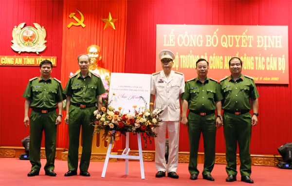 Đại tá Đặng Xuân Quỳnh được bổ nhiệm Phó Giám đốc Công an tỉnh Yên Bái