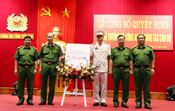 Đại tá Đặng Xuân Quỳnh được bổ nhiệm Phó Giám đốc Công an tỉnh Yên Bái