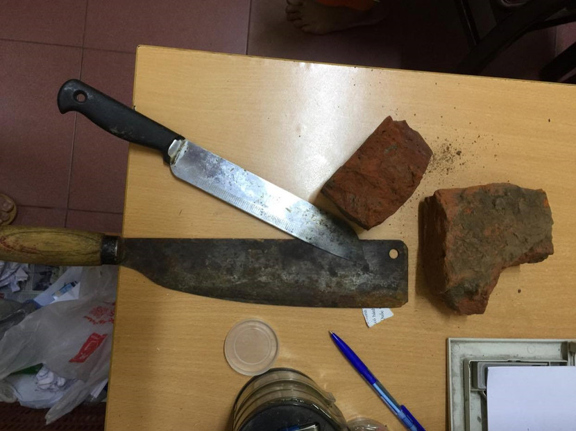 Tang vật gây án của các đối tượng