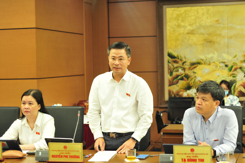 Đại biểu Nguyễn Phi Thường (đoàn Hà Nội) cho ý kiến về Dự án đường vành đai 4