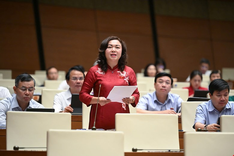 Đại biểu Đặng Bích Ngọc (đoàn Hoà Bình) đặt câu hỏi chất vấn Đại biểu Đặng Bích Ngọc (đoàn Hoà Bình) đặt câu hỏi chất vấn