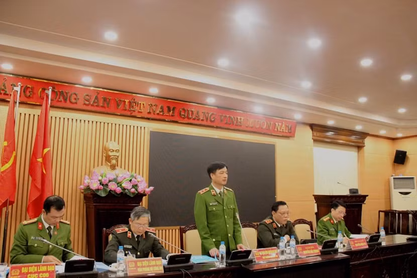 Thứ trưởng Nguyễn Duy Ngọc phát biểu chỉ đạo tại buổi làm việc