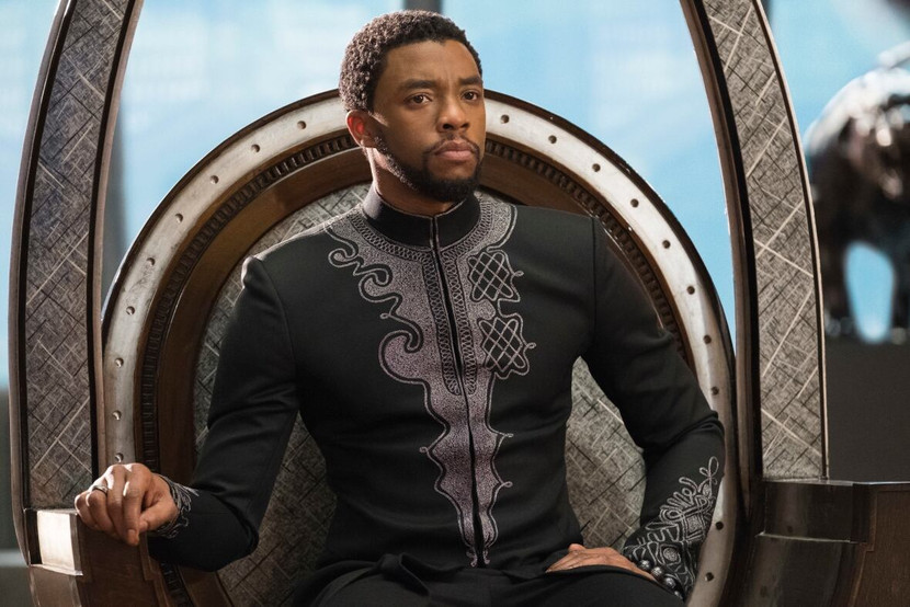 Tài tử Chadwick Boseman trong bộ phim "Black Panther" năm 2018. Ảnh: AP