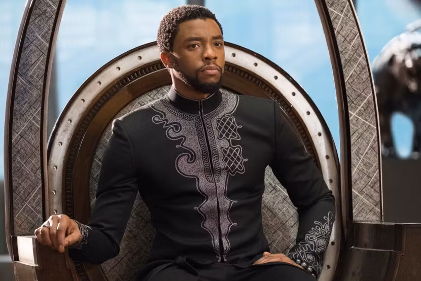 Tài tử Chadwick Boseman trong bộ phim "Black Panther" năm 2018. Ảnh: AP