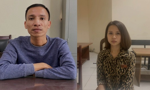 Hai đối tượng thực hiện hành vi bắt giữ người trái pháp luật Hai đối tượng thực hiện hành vi bắt giữ người trái pháp luật