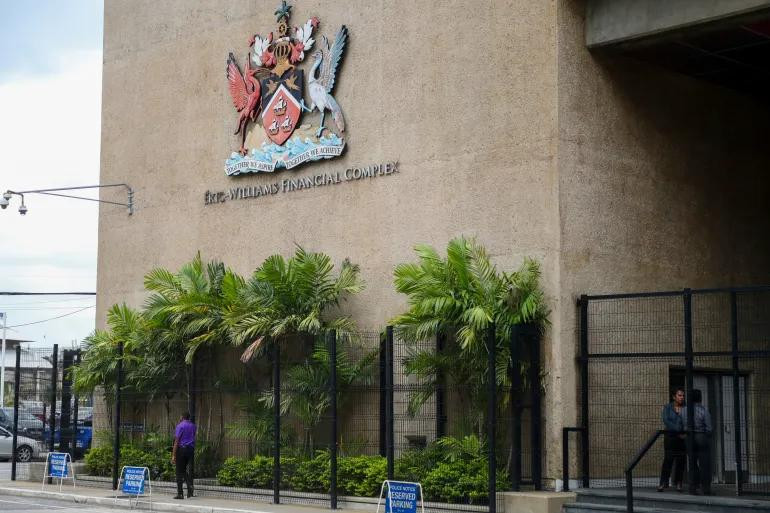 Một tòa nhà chính phủ ở Thủ đô Port of Spain của Trinidad và Tobago