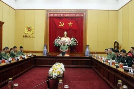 Bộ trưởng Tô Lâm phát biểu chỉ đạo tại buổi làm việc Bộ trưởng Tô Lâm phát biểu chỉ đạo tại buổi làm việc