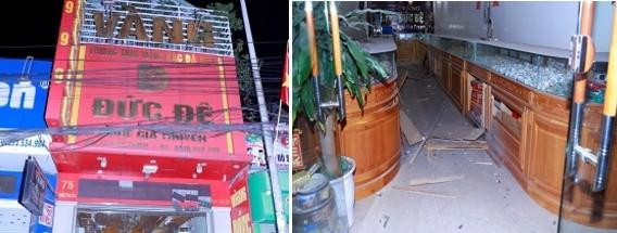 Hiệu vàng Đức Đệ - nơi xảy ra vụ nổ Hiệu vàng Đức Đệ - nơi xảy ra vụ nổ