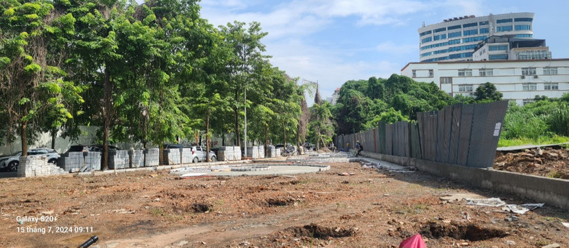 Vườn hoa, điểm vui chơi công cộng sắp hình thành