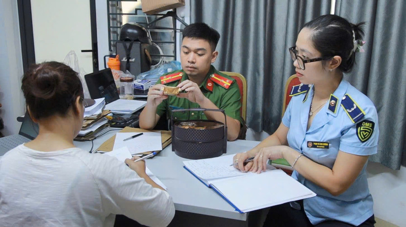 Lực lượng Công an - Quản lý thị trường xử lý trường hợp vi phạm kinh doanh trên mạng Lực lượng Công an - Quản lý thị trường xử lý trường hợp vi phạm kinh doanh trên mạng