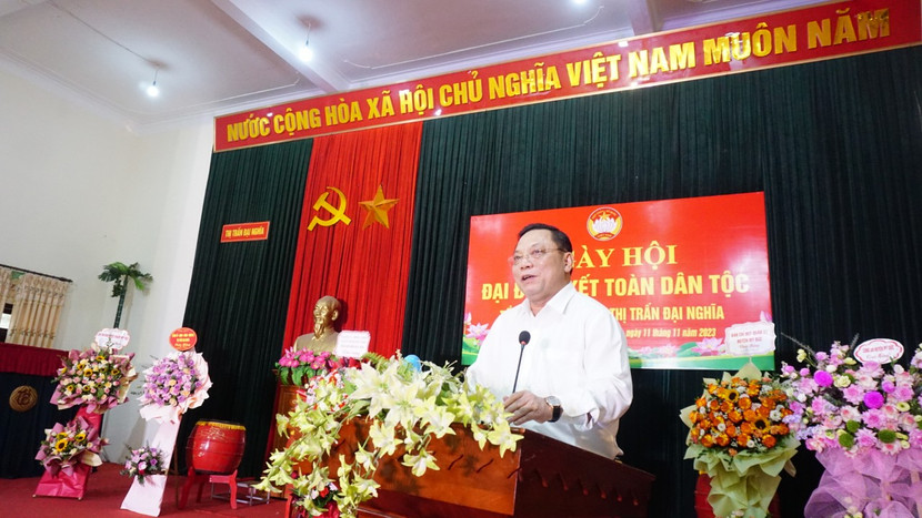 Trung tướng Nguyễn Hải Trung - Ủy viên Ban Thường vụ Thành ủy, Bí thư Đảng ủy, Giám đốc CATP phát biểu tại Ngày hội Trung tướng Nguyễn Hải Trung - Ủy viên Ban Thường vụ Thành ủy, Bí thư Đảng ủy, Giám đốc CATP phát biểu tại Ngày hội