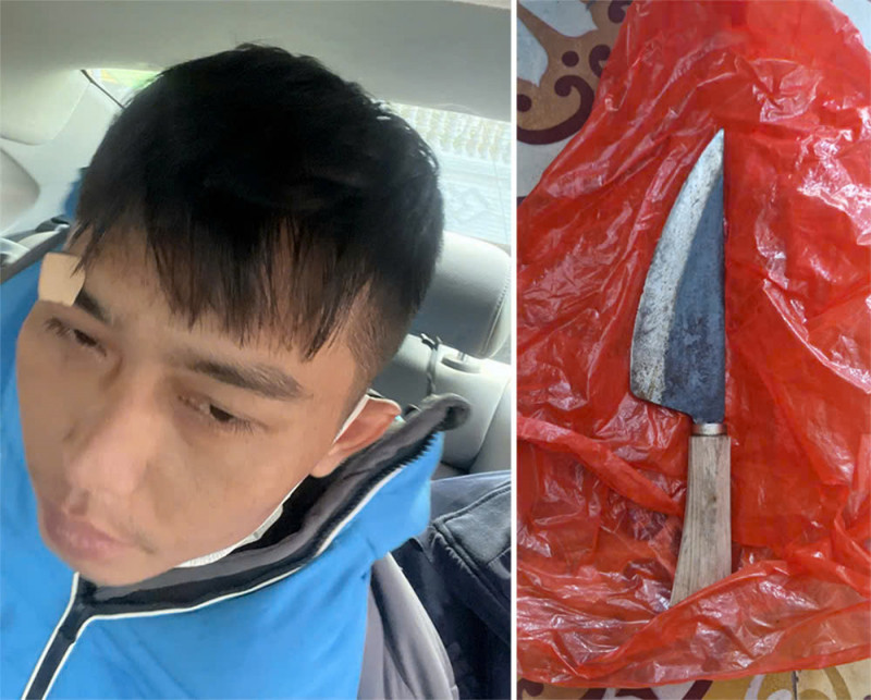 Đối tượng Nghị và tang vật vụ án.