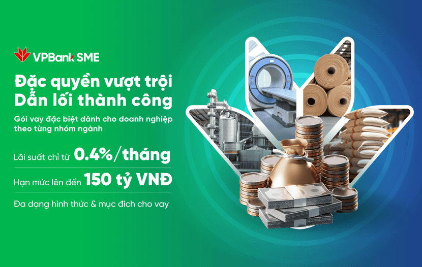 VPBank có nhiều chính sách ưu đãi cho các doanh nghiệp theo từng nhóm ngành