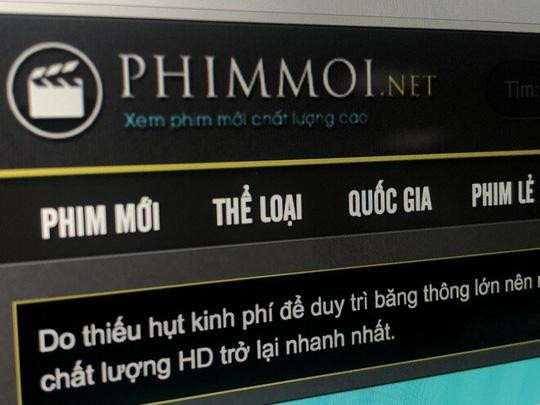 Giao diện trang phimmoi.net Giao diện trang phimmoi.net