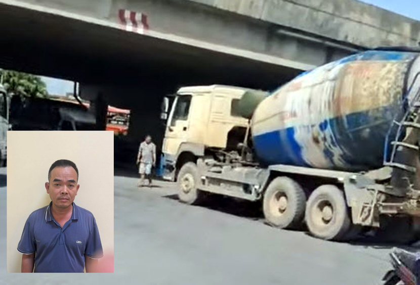 Đối tượng Đinh Văn Long và chiếc xe bồn gây tai nạn Đối tượng Đinh Văn Long và chiếc xe bồn gây tai nạn