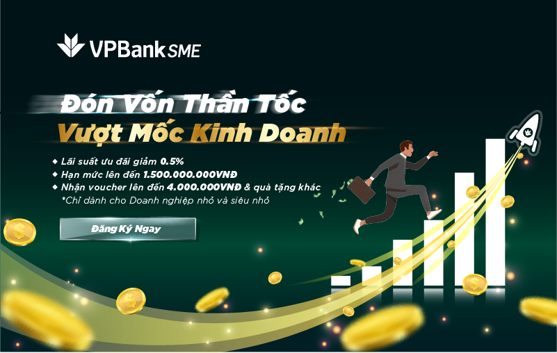 VPBank giảm lãi suất cùng nhiều khuyến mại cho doanh nghiệp nhỏ dịp cuối năm
