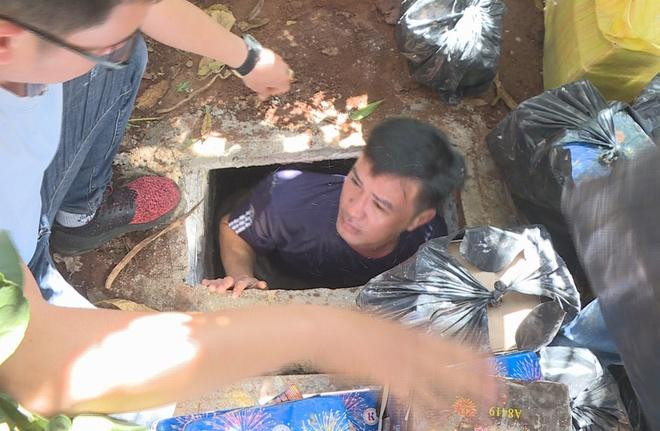 Thanh niên bán ma túy có hầm trú ẩn trong vườn Thanh niên bán ma túy có hầm trú ẩn trong vườn