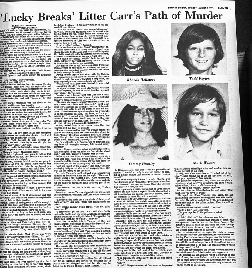 Vụ án giết người hàng loạt của Robert Frederick Carr những năm 1970 đã gây chấn động nước Mỹ