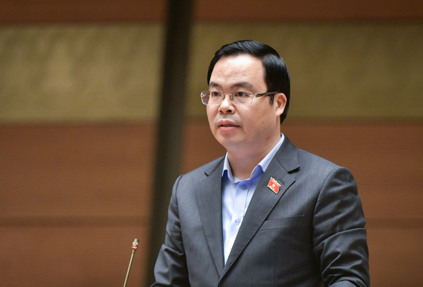 Đại biểu Trần Văn Khải (đoàn Hà Nam) phát biểu