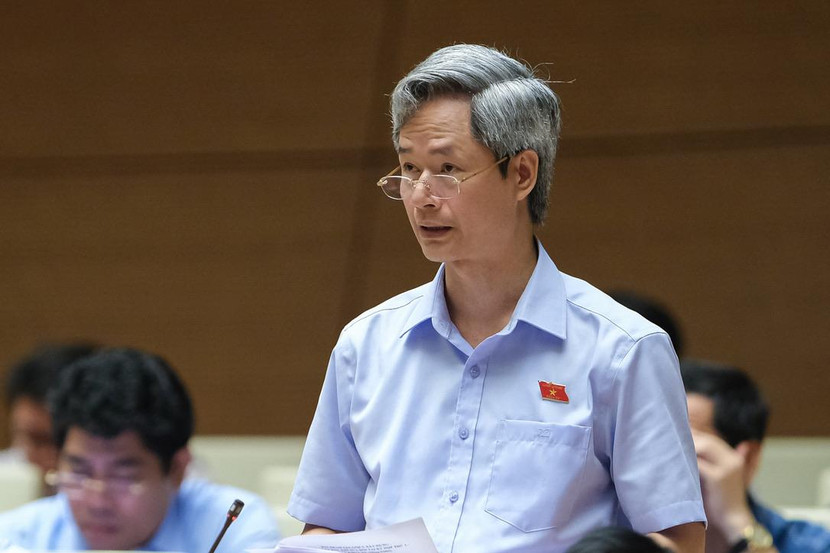 Đại biểu Đào Hồng Vận (đoàn Hưng Yên) phát biểu Đại biểu Đào Hồng Vận (đoàn Hưng Yên) phát biểu