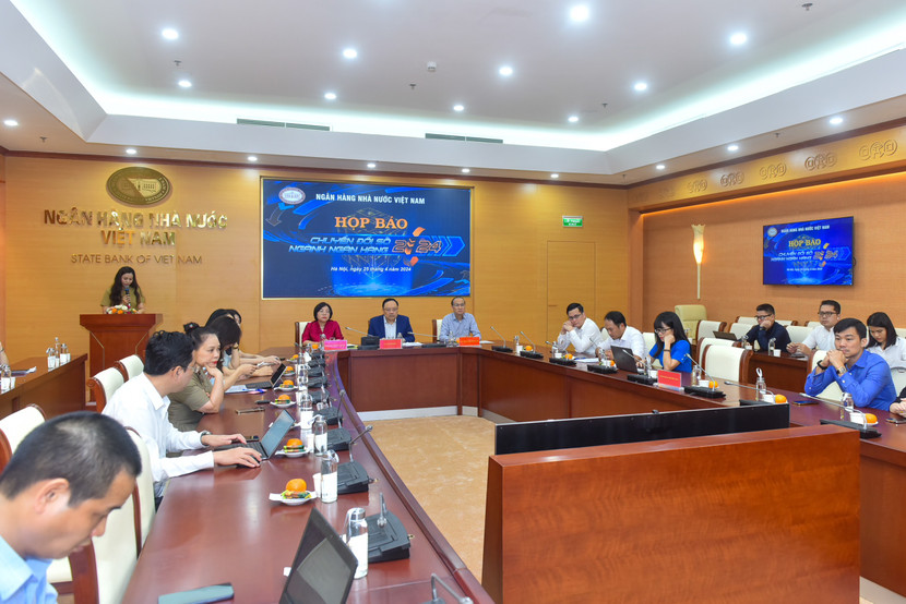 Đại diện Ngân hàng Nhà nước thông tin về sự kiện Chuyển đổi số ngành ngân hàng 2024