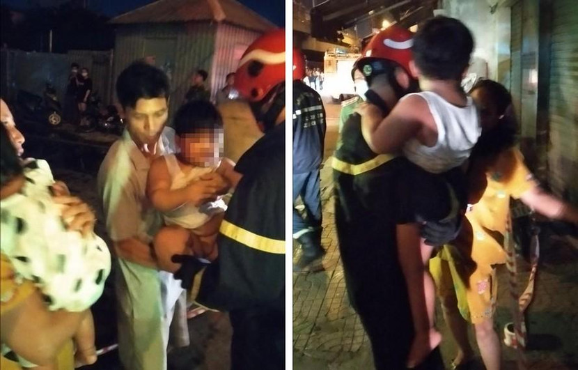 Hơn 40 cán bộ chiến sĩ công an tham gia giải cứu người dân mắc kẹt trong đám cháy chung cư mini