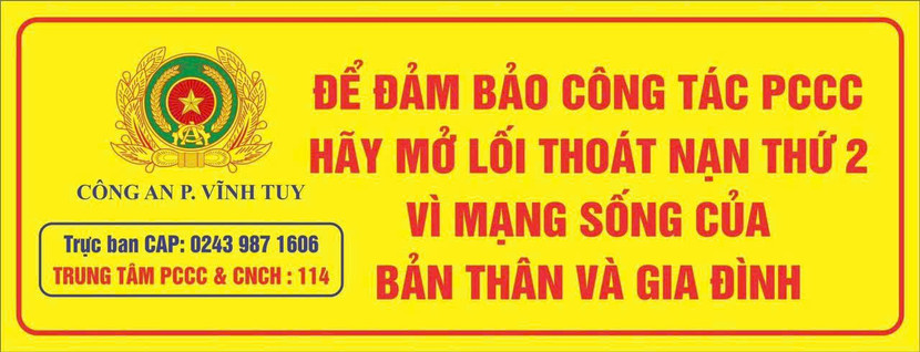 Thông điệp "nóng" được lan tỏa rộng khắp ở phường Vĩnh Tuy Thông điệp "nóng" được lan tỏa rộng khắp ở phường Vĩnh Tuy