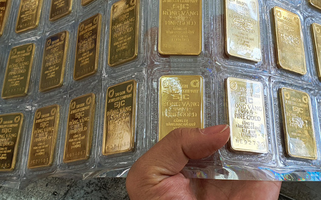 Giá vàng SJC giảm sâu