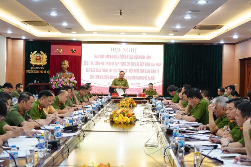 Trung tướng Nguyễn Hải Trung chủ trì, phát biểu chỉ đạo hội nghị