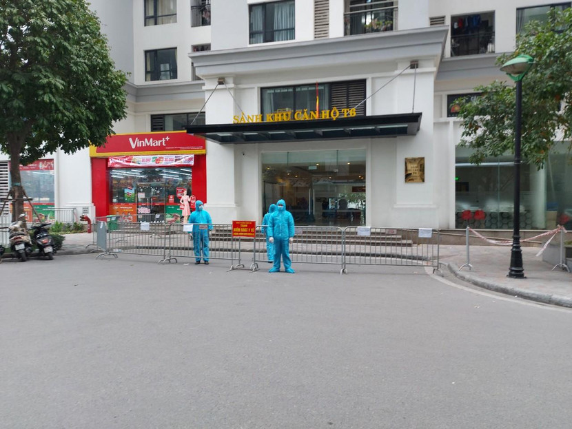 Lực lượng chức năng ứng trực 24/24h tại tòa T6