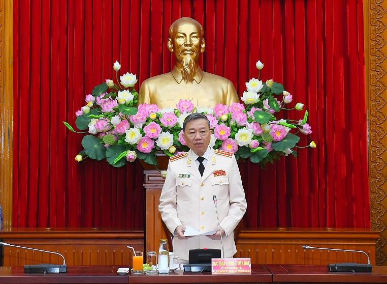 Đại tướng Tô Lâm điều hành phiên thảo luận Đại tướng Tô Lâm điều hành phiên thảo luận