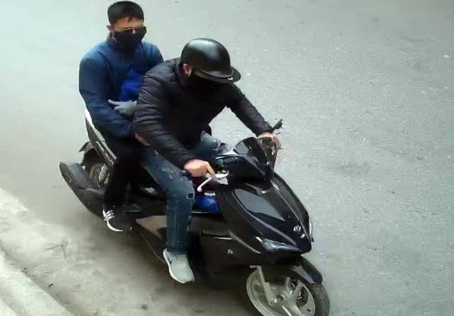 Hinh ảnh các đối tượng nghi vấn bị camera an ninh ghi lại