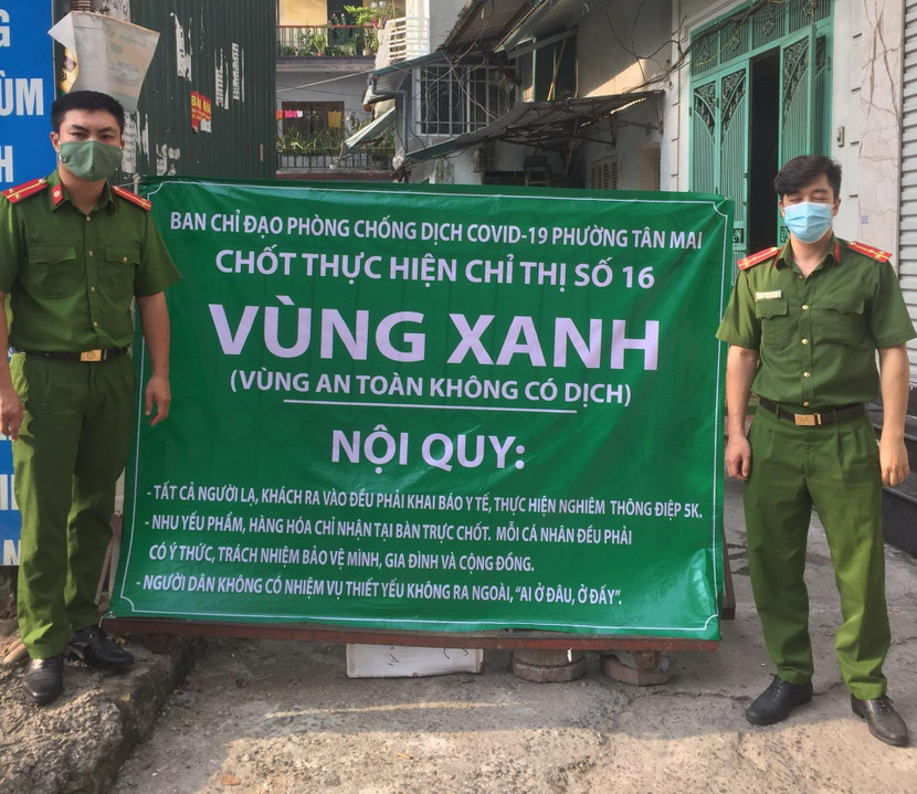 Lực lượng Công an cơ sở có mặt ở những "vùng xanh" trọng yếu